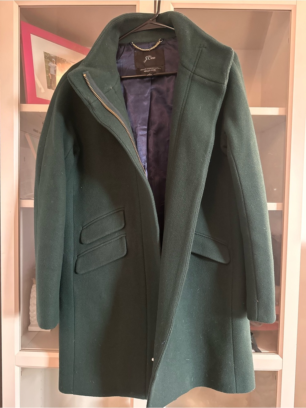 J.Crew Cocoon coat in Italian stadium-cloth wool blend